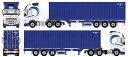 【予約】2024年発売予定Maritime Scania Next Gen sleepas met 3-assige koeloplegger トラック トラクタ /TEKNO 1/50 建設機械模型