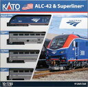 Siemens ALC-42 チャージャー & 3両編成トレインセット DCC アムトラック #302 寝台車 客車 客車荷物車/KATO USA Nゲージ 鉄...