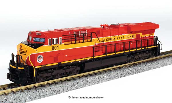 ラストホビーのGE ES44AC GEVO DCC フロリダイーストコースト #805 レッド イエロー ブラック/KATO USA Nゲージ 鉄道模型 外国|詳細画像