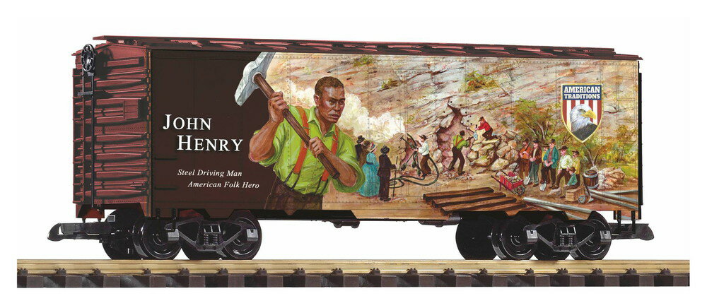 PIKO38941ジョン・ヘンリー/Gゲージ Private DC 鉄道模型 外国