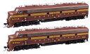 EMD E8 AA with LokSound 5 サウンド&DCC ペンシルバニア鉄道 #5714A, 5792A (EP22クラス; トスカン、5ストライプ)/Walthers HOゲージ 鉄道模型 外国