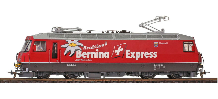 HOゲージ 電気機関車 Bemo ベモ レーティッシュ鉄道 RhB Ge 4/4 III 641 Heidiland Express Era V sound AC Motorola/Maerklin Format