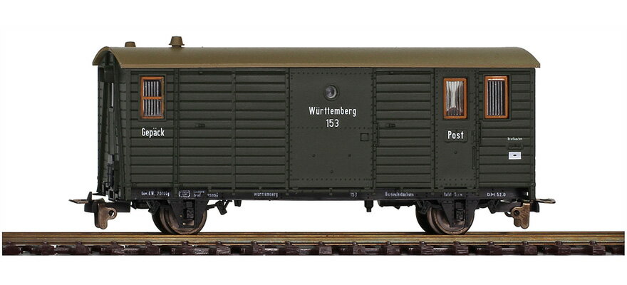 H0e 鉄道模型 客車 Bemo ベモ KWStE 152 Era I Wuerttemberg baggage car 152 KWStE Era I DC