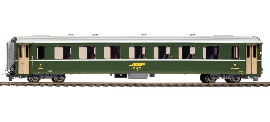 H0m 客車 Bemo ベモ RhB B 2445 Standard car II B 2445 of the RhB DC