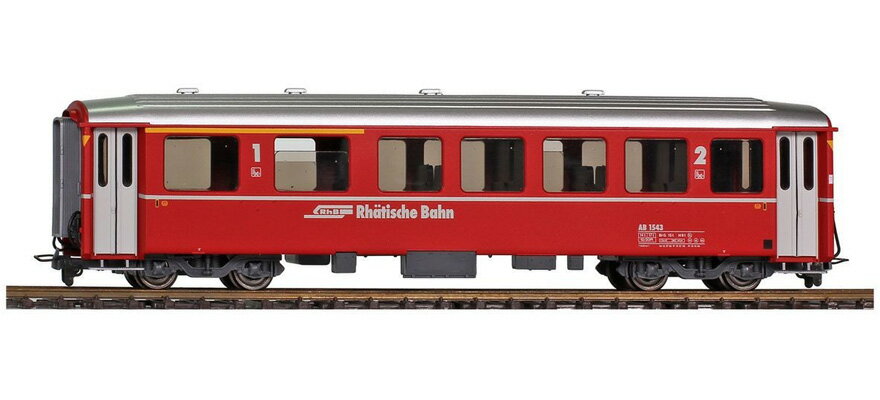 H0m 客車 Bemo ベモ Bernin Railway AB 1543 epoch VI Standard car I DC