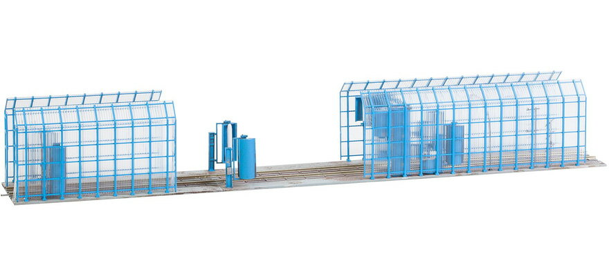 HOゲージ 鉄道模型 ファーラー Faller 列車および路面電車用自動洗車装置 キット Mechanical train and tram washing system kit