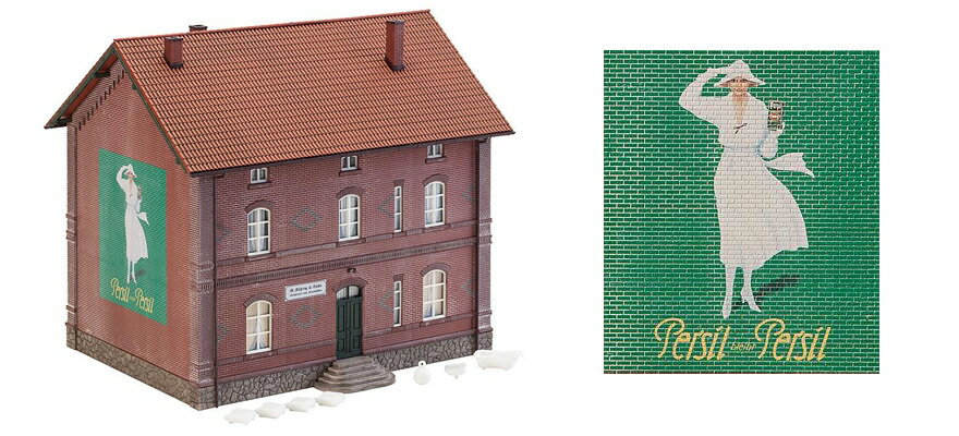 HO������ Ŵƻ�Ϸ� Faller �ե��顼 Brick building M. Roehrig & Sohn Plumber