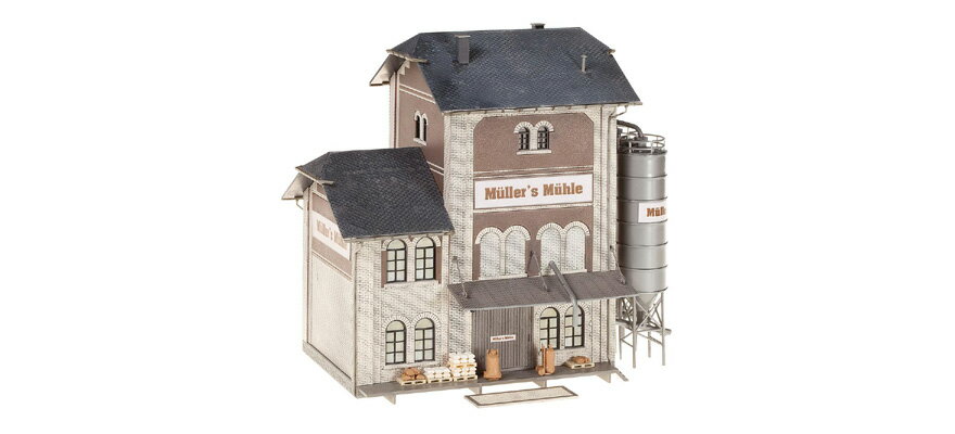 HOゲージ 鉄道模型 Faller ファラー Industrial mill