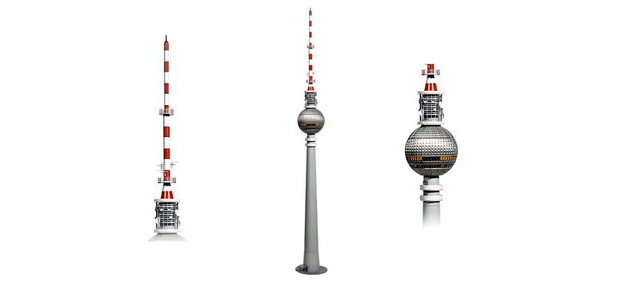 HO������ Ŵƻ�Ϸ� Faller �ե��顼 �٥��� ���쥯����������� �ƥ���� Berlin Alexanderplatz TV Tower