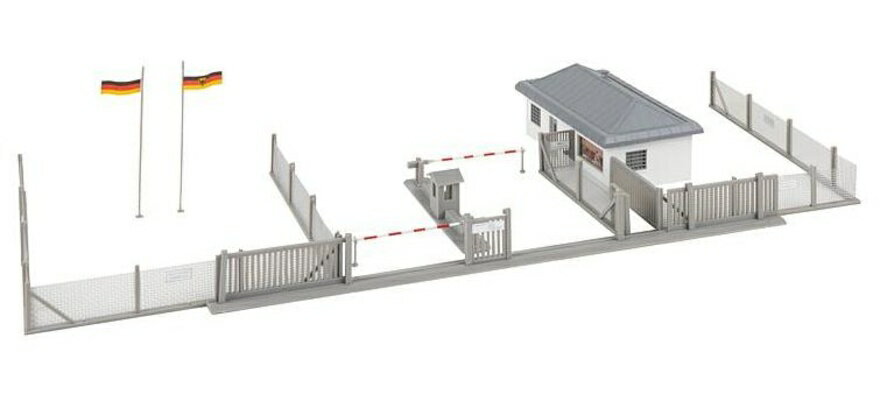 HOゲージ 鉄道模型 Faller ファーラー 遮断機付き警備員室 Guard building with barrier 132 x 72 x 53 mm