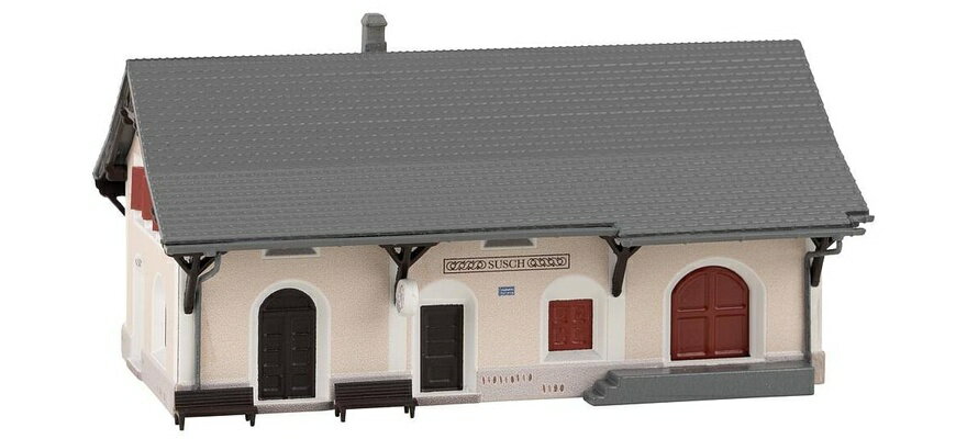 Nゲージ 鉄道模型 Faller ファラー Susch駅 Susch train station