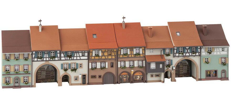 N������ Ŵƻ�Ϸ� Faller �ե����顼 ��Գ��Υ�꡼�եϥ��� 6�� 6 relief houses old town
