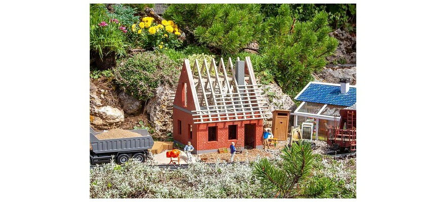 Gゲージ 鉄道模型 Faller ファーラー 一戸建て住宅のシェル PolaG Detached house shell PolaG