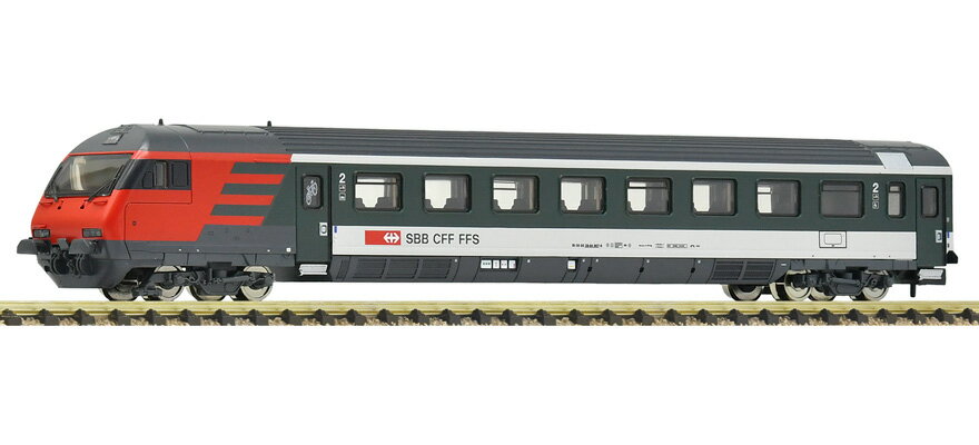 Nゲージ 客車 フライシュマン Fleischmann SBB EW IV shuttle trains 2nd class control car Era V DC Function Decoder