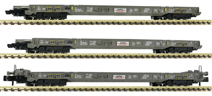 Nゲージ 鉄道模型 車両 Fleischmann フライシュマン Hupac Rolling Highway 3 piece set Era V VI DC Hupac Rolling Highway