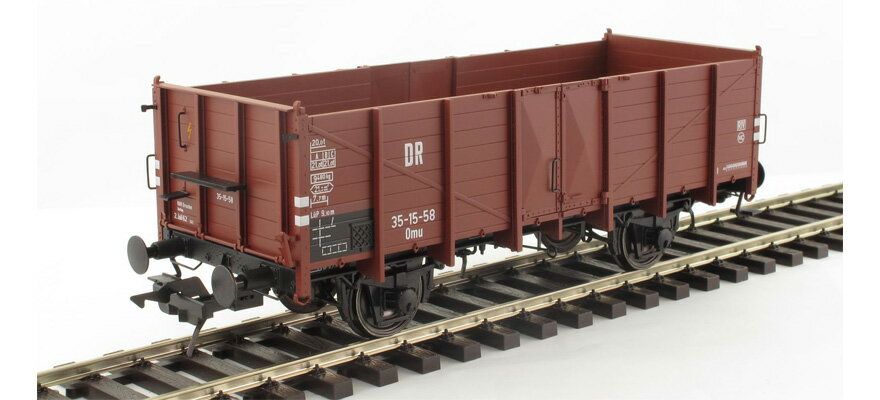 Oゲージ 鉄道模型 貨車 Lenz レンツ DR Om12 無蓋車 Era III High side gondola Om12 DR DC