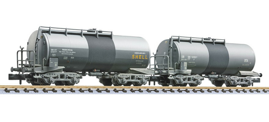 Nゲージ 鉄道模型 貨車 Liliput リリパット SBB CFF BTA E Era III 2 pcs Tank car set DC