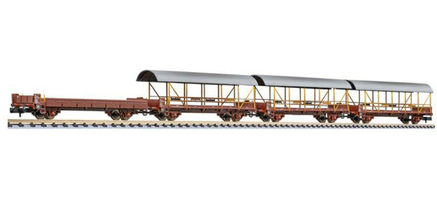 Nゲージ 鉄道模型 リリプット Liliput BLS 自動車輸送車 4両セット Era IV DC 4 pcs. BLS car transport car set epoch IV DC