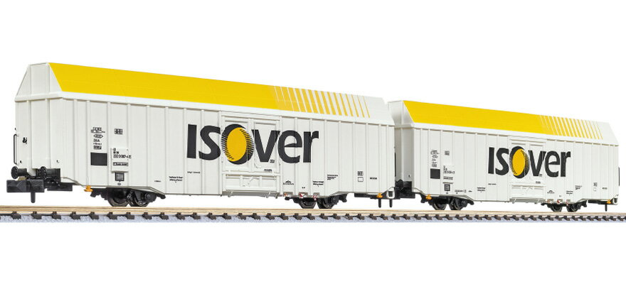 Nゲージ 鉄道模型 貨車 Liliput リリパット DB AG Isover Hbbks Era V Set of spacious freight cars DC