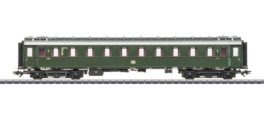 HOゲージ 鉄道模型 客車 メルクリン Maerklin DB B4uewe 2nd class Era III Express train carriage AC