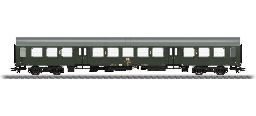 HOゲージ 鉄道模型 客車 メルクリン Maerklin DR Halberstadt center entrance car Era IV Passenger car AC