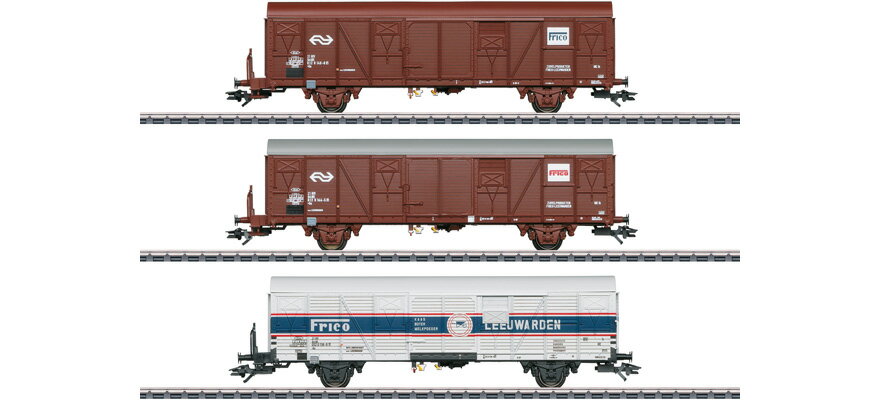 HOゲージ 鉄道模型 貨車 Maerklin メルクリン Frico 貨車セット Era IV AC Freight car set of the Frico epoch IV