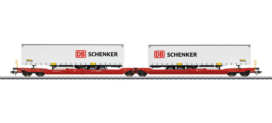 HOゲージ 鉄道模型 メルクリン Maerklin DB AG Sdggmrss 738 Era VI Double pocket wagon Sdggmrss 738 DB AG Era VI AC