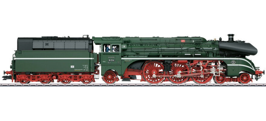 I������ Maerklin ��륯��� Express train steam locomotive class 18 314 DR Era III DC mfx