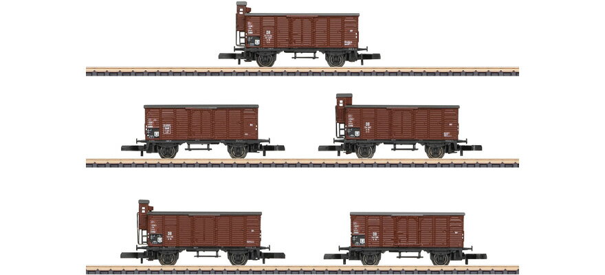 Zゲージ 鉄道模型 貨車 Maerklin メルクリン DB Freight car set G10 Epoch III DC