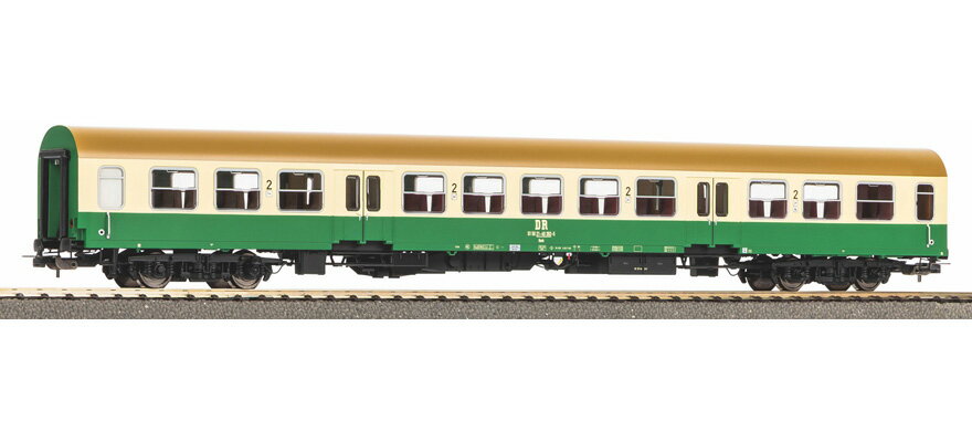 HOゲージ 客車 Piko ピコ DR Halberstadt center entrance carriage 2nd class Era IV other number DC