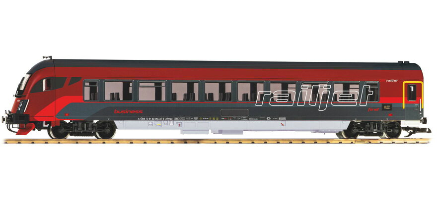 Gゲージ 鉄道模型 客車 Piko ピコ OEBB Railjet control car Era VI DC OEBB Railjet control car epoch VI DC