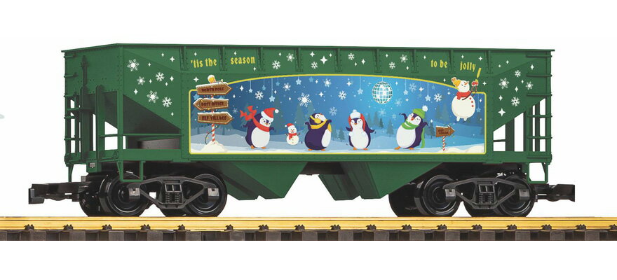 Gゲージ 鉄道模型 Piko ピコ North Pole Express XMAS Bulk Goods Wagon Christmas DC
