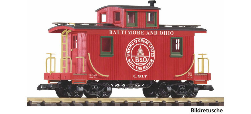 Gゲージ 鉄道模型 Piko ピコ Baltimore & Ohio freight train caboose DC