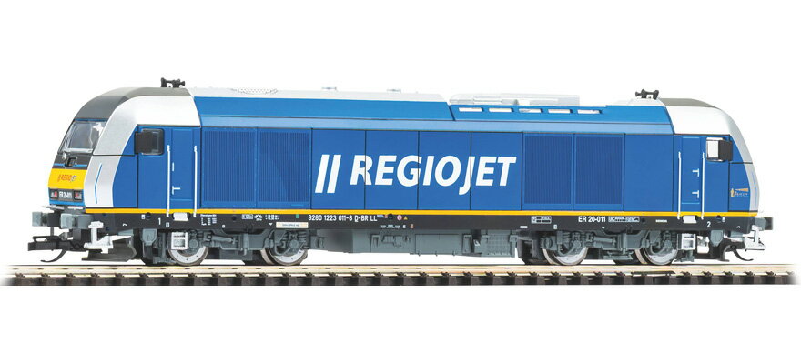 TTゲージ 鉄道模型 ピコ Piko Regiojet BR 223 Era VI Diesel locomotive BR 223 of the Regiojet DC