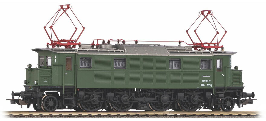 HOゲージ 鉄道模型 電気機関車 ピコ Piko DB Electric locomotive E-Lok 117 110 Era IV AC Motorola Maerklin-Format