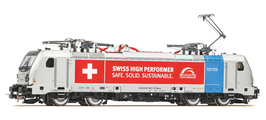 HOゲージ 鉄道模型 電気機関車 Piko ピコ TX Logistik Railpool 187 002 Era VI サウンド AC Motorola/Maerklin-Format