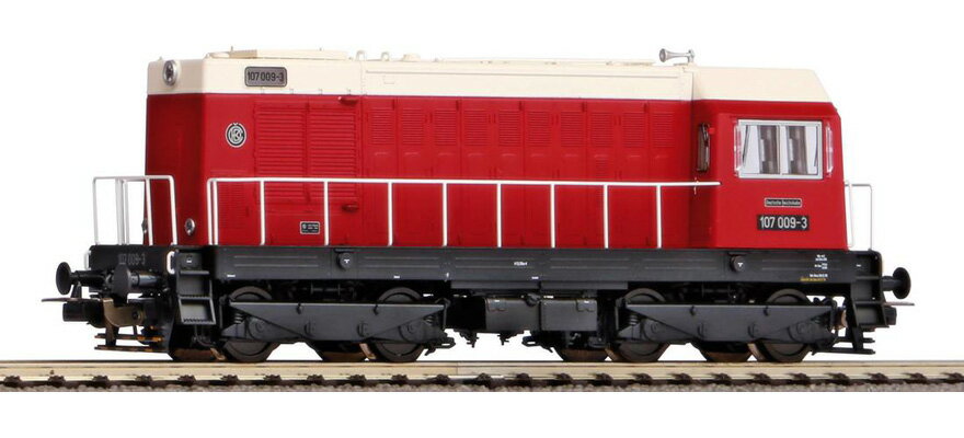 HOゲージ 鉄道模型 Piko ピコ DR Diesel locomotive class 107 Era IV AC mfx
