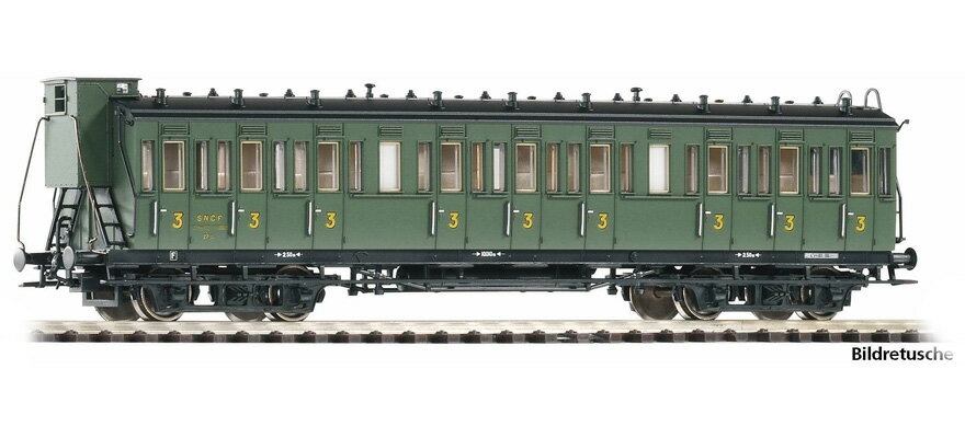 HOゲージ 客車 Piko ピコ SNCF 3rd class compartment car Era III DC