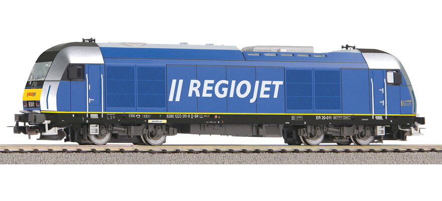 HOゲージ 鉄道模型 Piko ピコ Regiojet ディーゼル機関車 BR 223 Era VI サウンド付 Diesel locomotive BR 223 Regiojet Era VI sound AC mfx