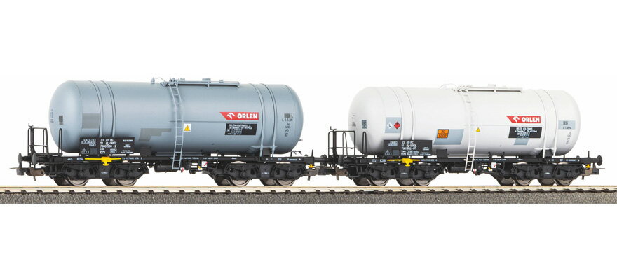 HOゲージ 貨車 ピコ Piko Orlen Set of 2 tank wagons 406Ra Epoch VI DC