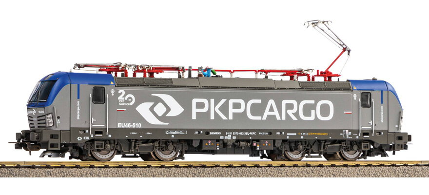 HOゲージ 電気機関車 Piko ピコ Electric locomotive Vectron EU46 of the PKP Cargo epoch VI DC