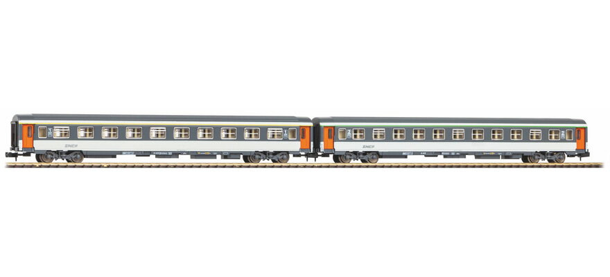 Nゲージ 鉄道模型 客車 Piko ピコ SNCF 1等 2等コンパートメント客車 2両セット Era IV/V DC Set of 2 compartment cars 1st + 2nd class
