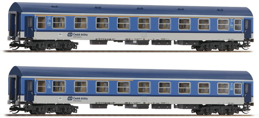 TTゲージ 客車 Roco ロコ CD Passenger coach of the CD Era VI Power system DC