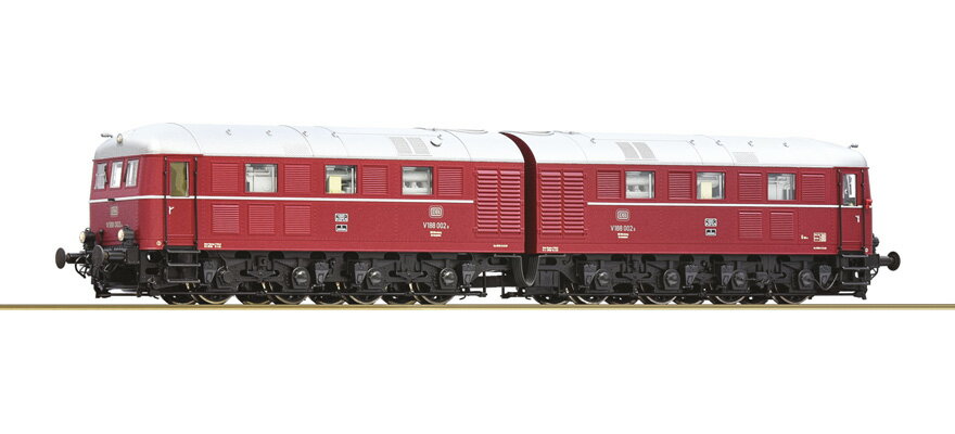 HOゲージ 鉄道模型 Roco ロコ DB V 188 002 ディーゼル電気重連機関車 Era III Diesel electric double locomotive V 188 002 DB DC