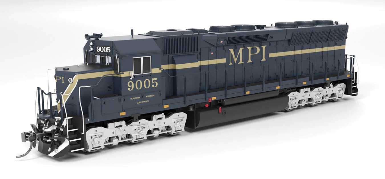 EMD SD45 ディーゼル機関車 MPI #9019 サウンド・DCC搭載 Paragon4 ブルー・ゴールド / Broadway Limited HOゲージ 鉄道模型 外国鉄道