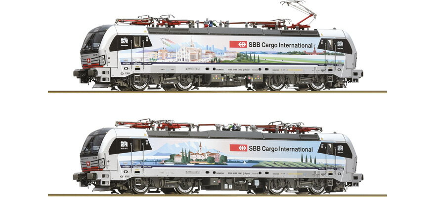 HOゲージ 鉄道模型 電気機関車 Roco ロコ SBB Cargo 193 139 3 Italienpiercer Era VI DC
