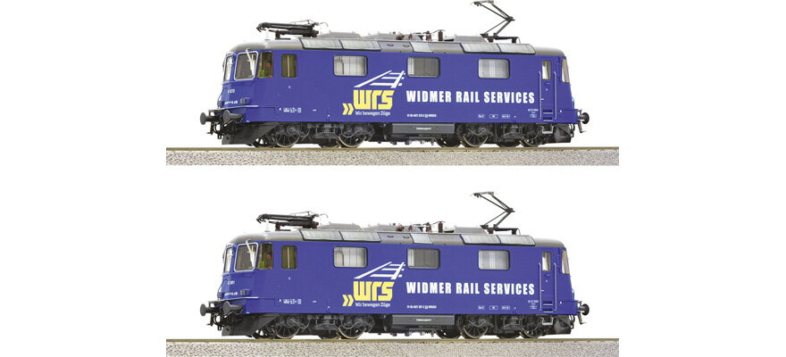 HOゲージ 鉄道模型 電気機関車 Roco ロコ SBB series 421 era VI 2 piece set sound DC Digital Decoder DCC