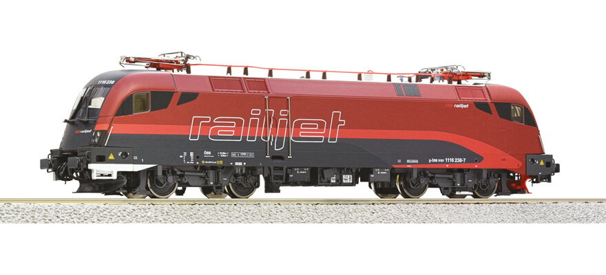HOゲージ 鉄道模型 Roco ロコ OEBB Rh 1116 Railjet 電気機関車 Era VI サウンド DC DCC