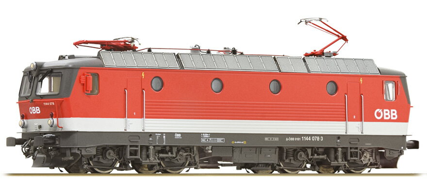 HOゲージ ロコ Roco OEBB 1144 078 3 electric locomotive Era VI sound AC Motorola Maerklin Format