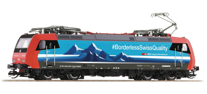 TTゲージ 鉄道模型 電気機関車 Roco ロコ SBB Cargo International 482 020-5 Era VI Electric locomotive 482 020-5 DC